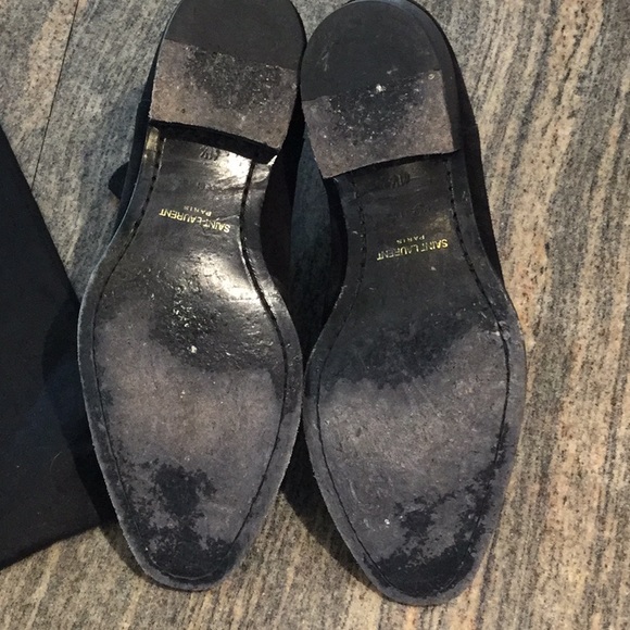 COPY - Saint Laurent Black Suede Ankle Boot - Picture 5 of 8